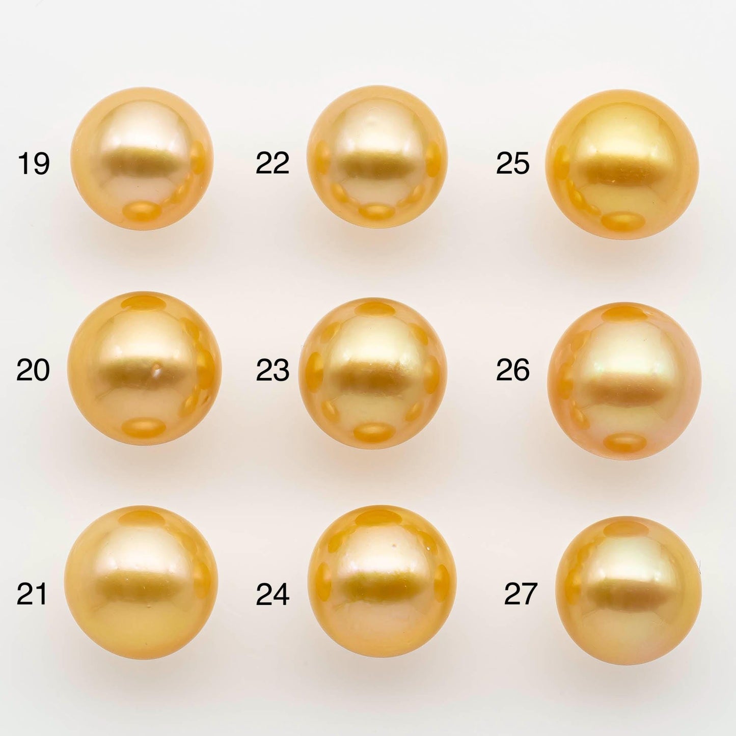 11-12mm South Sea Pearl, Gold Round Single Piece Nondrilled with High Luster and Minor Blemishes for Jewelry Making, SKU # 2568GS