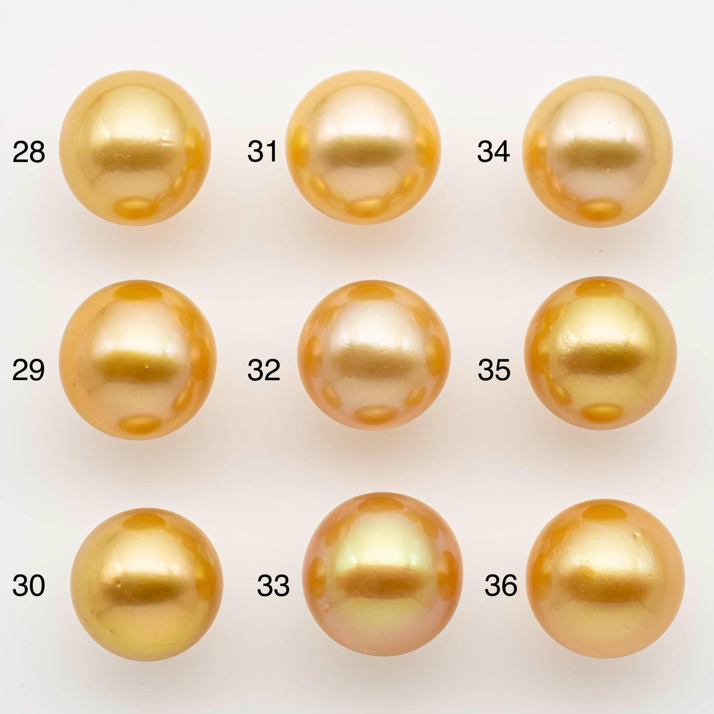 13-14mm South Sea Pearl, Gold Round Single Piece Nondrilled with High Luster and Minor Blemishes for Jewelry Making, SKU # 2571GS