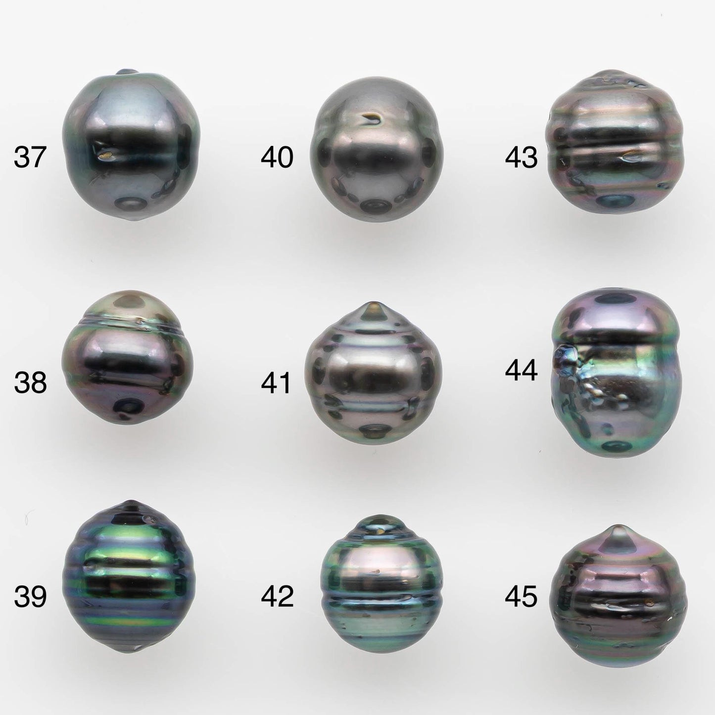 8-9mm Tahitian Pearl in Natural Color with High Luster and Minor Blemishes, One Piece Undrilled for Making Jewelry, SKU # 2582TH