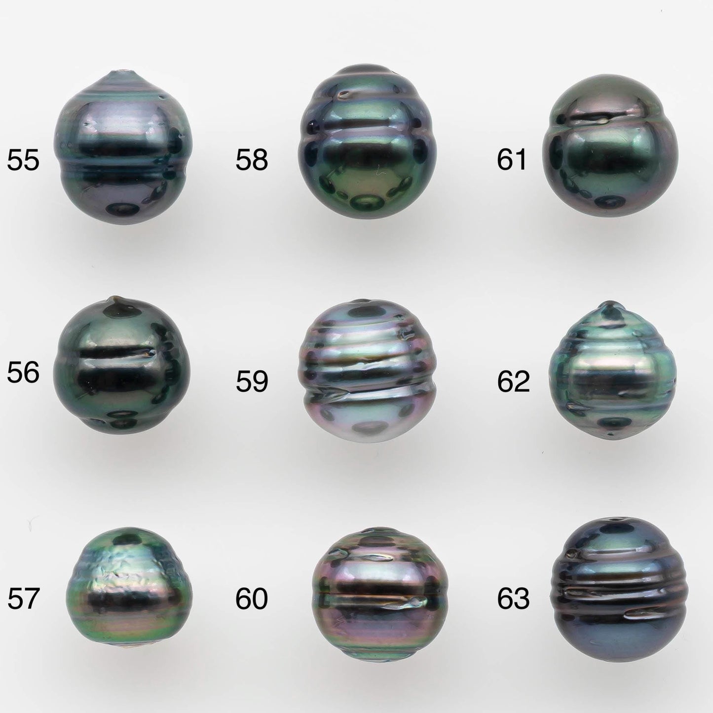 8-9mm Tahitian Pearl in Natural Color with High Luster and Minor Blemishes, One Piece Undrilled for Making Jewelry, SKU # 2582TH