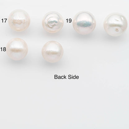 16-17mm or 15-16mm Matching Pair Edison Pearls – White with Blemishes (Best for Stud Earrings), Undrilled, SKU #2610EP