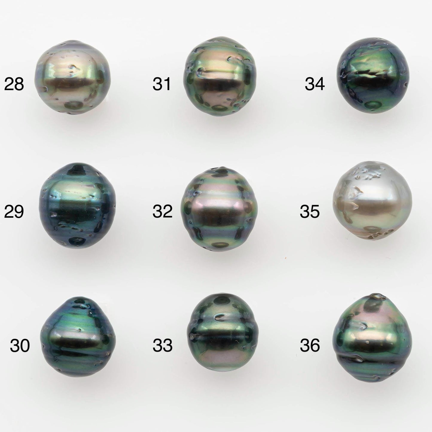 9-10mm Tahitian Pearl in Natural Color with High Luster and Blemishes, One Piece Undrilled for Making Jewelry, SKU # 2657TH