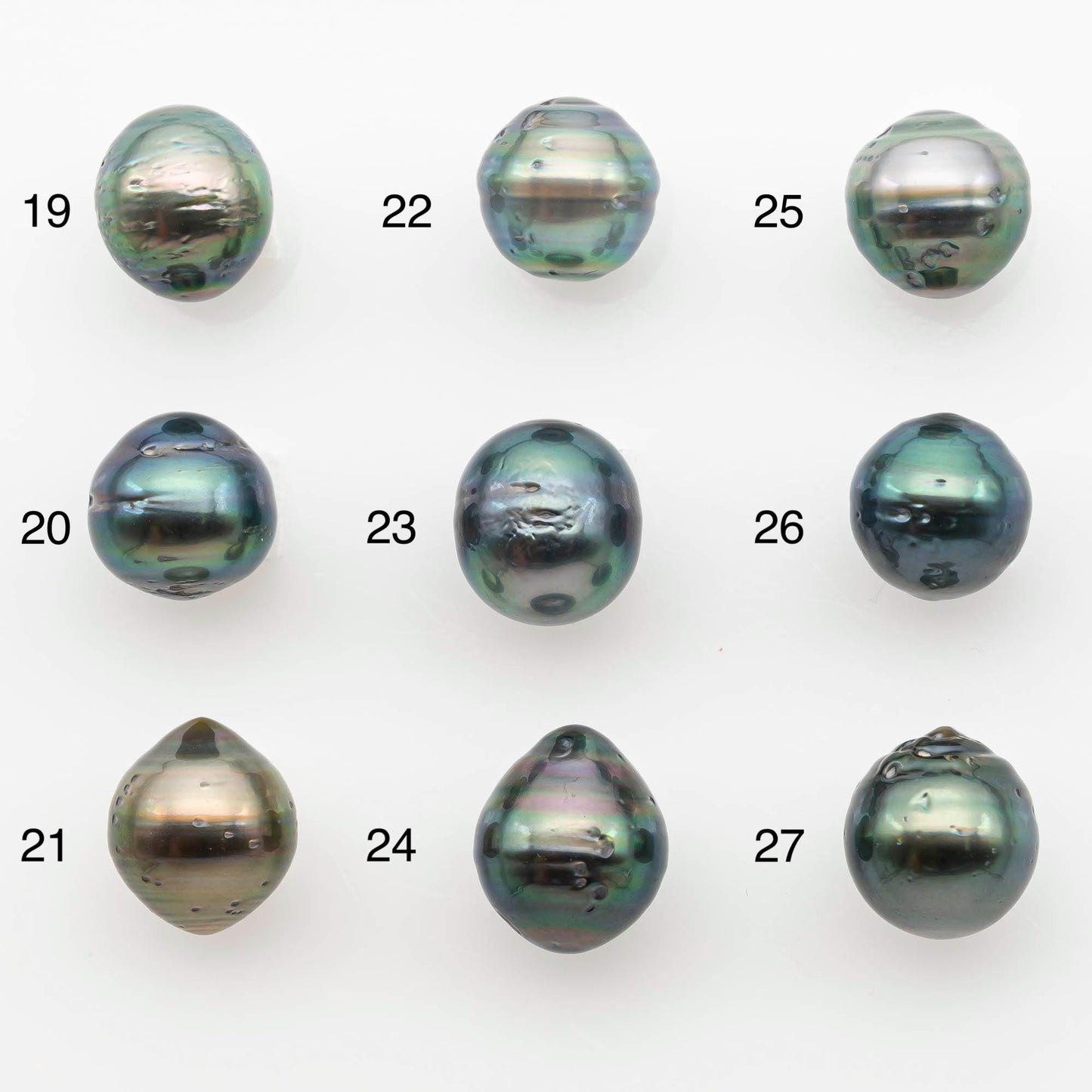 9-10mm Tahitian Pearl in Natural Color with High Luster and Blemishes, One Piece Undrilled for Making Jewelry, SKU # 2657TH