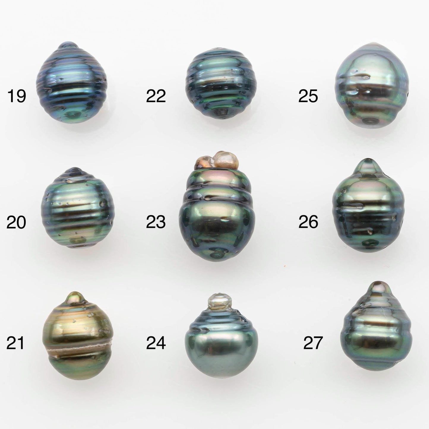 9-10mm Tahitian Pearl in Natural Color with High Luster and Minor Blemishes, One Piece Undrilled for Making Jewelry, SKU # 2656TH