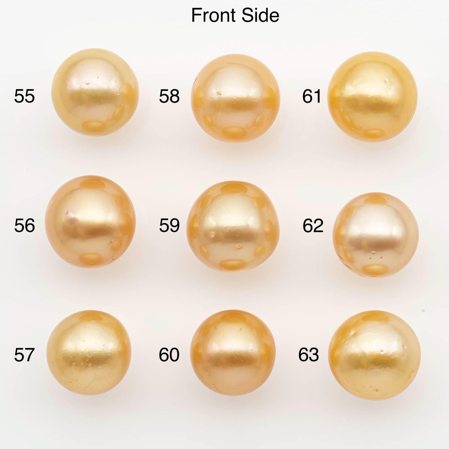 11-12mm South Sea Pearl, Gold Near Round Single Piece Nondrilled with High Luster and Minor Blemishes for Jewelry Making, SKU # 2682GS