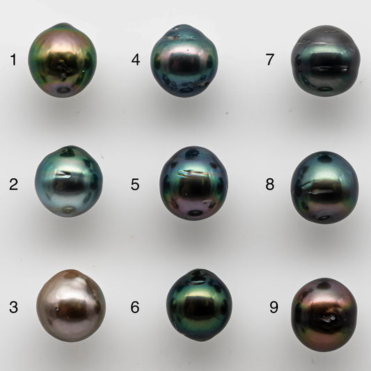 Choose your loose Tahitian Pearl Piece from 1 to 9.