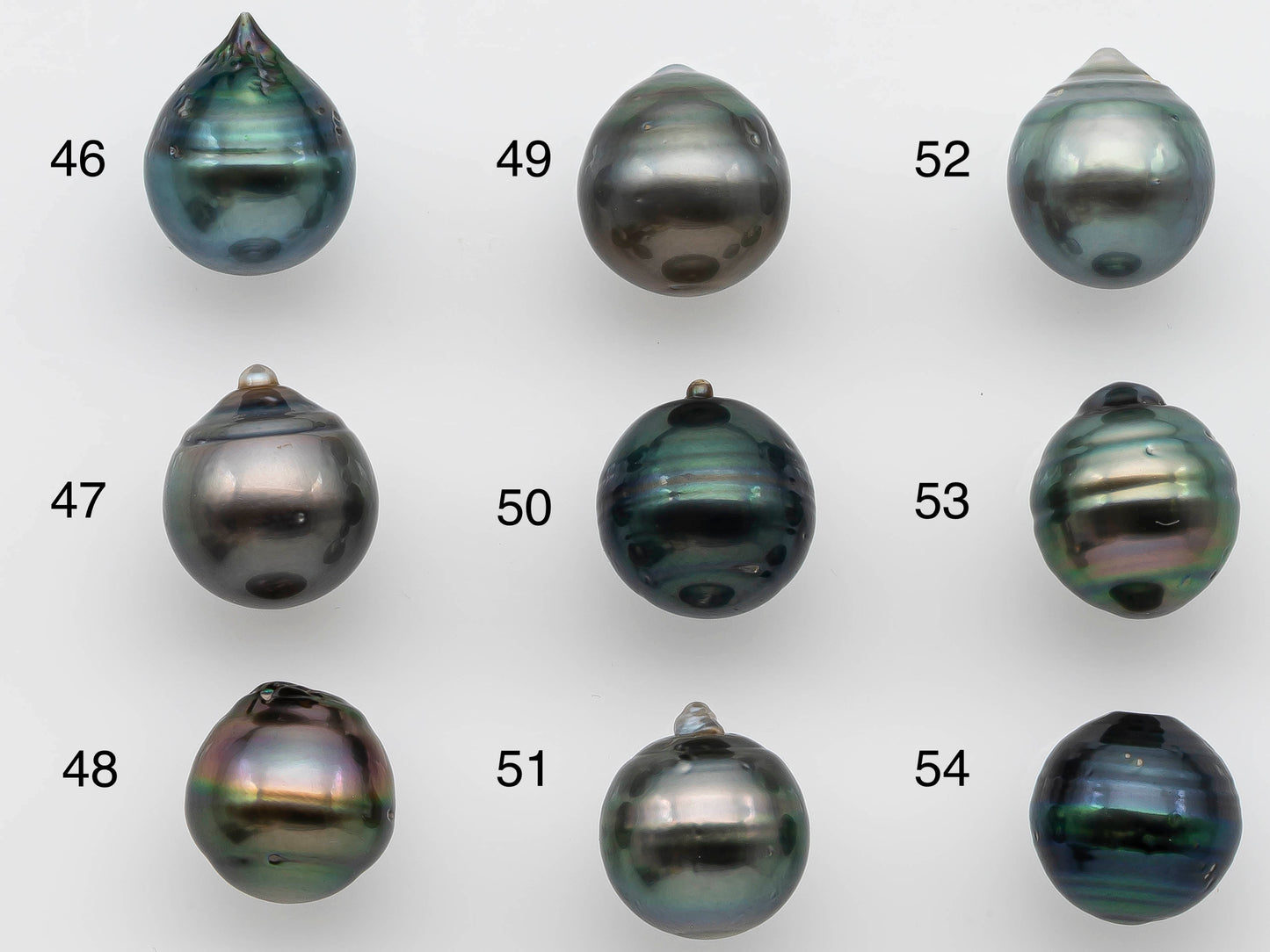 12-13mm Drop Tahitian Pearl Loose Single Piece Undrilled with Nice Luster and Natural Color for Jewelry Making, SKU # 1247TH