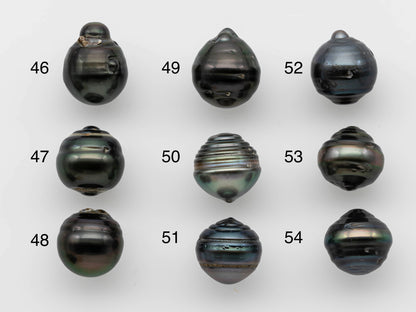 13-14mm Tahitian Pearl Drops Single Piece Undrilled in Natural Color with High Luster for Jewelry Making, SKU # 1253TH