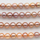 11-12mm Near Round Edison Pearl, Freshwater in Natural Color with Nice Luster for Beading, SKU # 1234EP