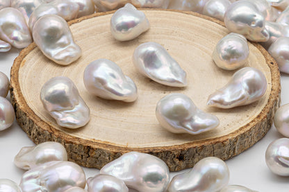 Loose pieces of Freshwater Baroque Pearl.