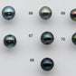 9-10mm Near Round Loose Tahitian Pearl in Natural Colors and Super High Lusters with Blemish, Predrilled Hole, SKU # 1385TH