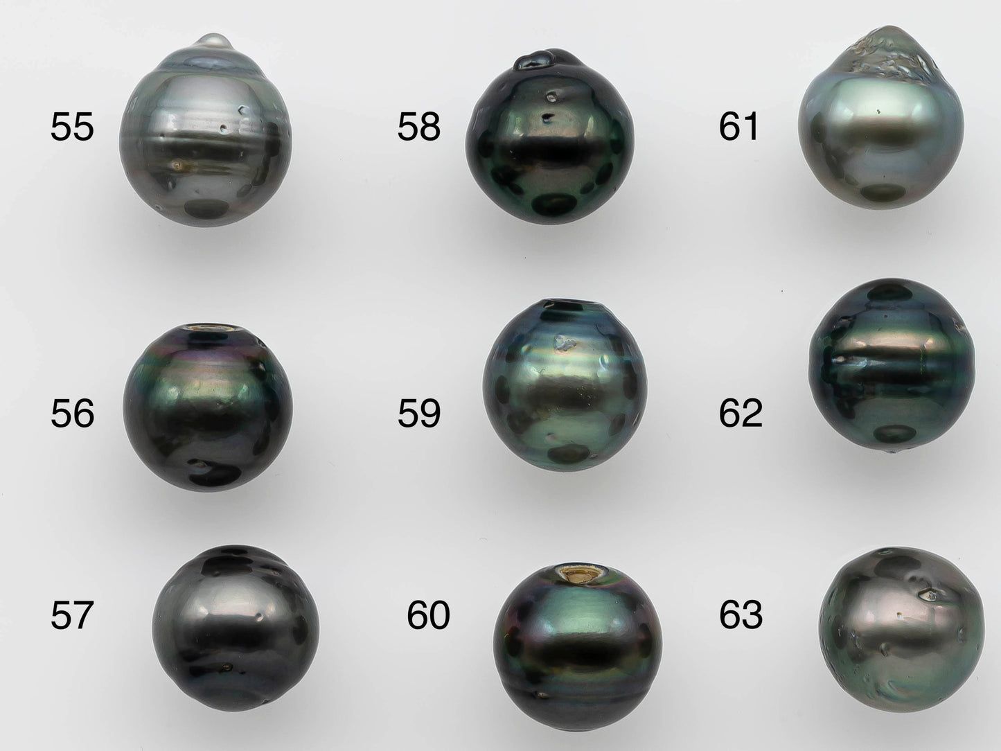 12-13mm Drop Tahitian Pearl Loose Single Piece Undrilled with Nice Luster and Natural Color for Jewelry Making, SKU # 1247TH