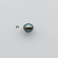 8-9mm Tahitian Pearl Loose Near Round with High Luster and Natural Color with Blemish in Single Piece Predrilled 0.8mm Hole, SKU # 1377TH