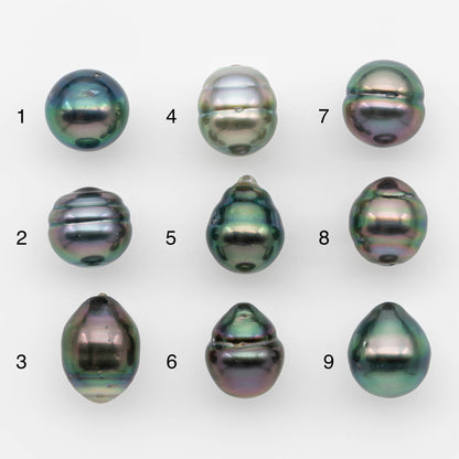 10-11mm Tahitian Pearl, Loose Undrilled with High Luster and for Jewelry Making, SKU # 2690TH