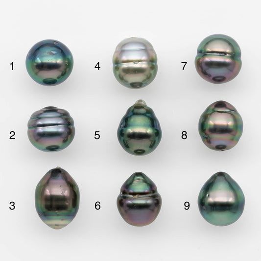 10-11mm Tahitian Pearl, Loose Undrilled with High Luster and for Jewelry Making, SKU # 2690TH