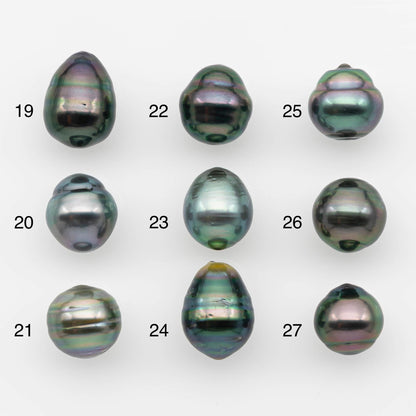 10-11mm Tahitian Pearl, Loose Undrilled with High Luster and for Jewelry Making, SKU # 2690TH