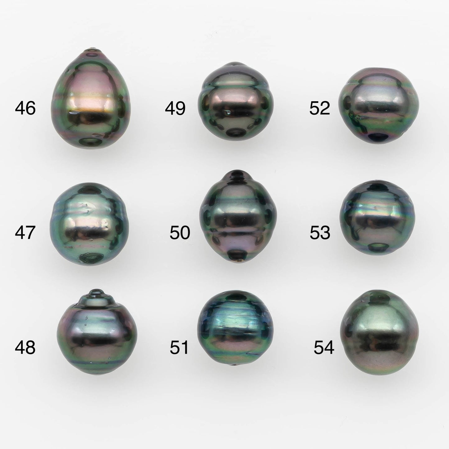 10-11mm Tahitian Pearl, Loose Undrilled with High Luster and for Jewelry Making, SKU # 2690TH