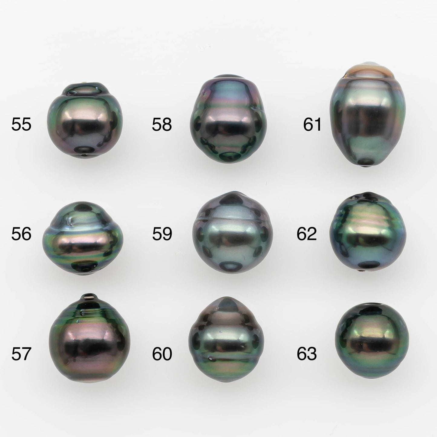 10-11mm Tahitian Pearl, Loose Undrilled with High Luster and for Jewelry Making, SKU # 2690TH
