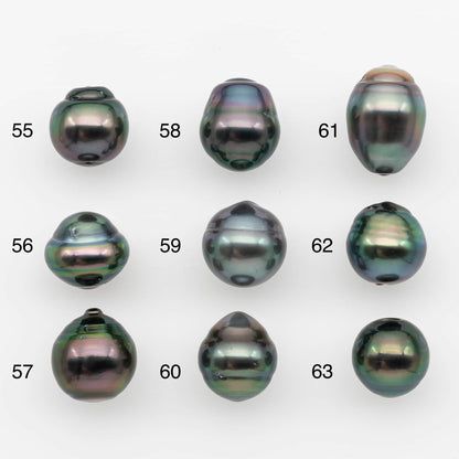10-11mm Tahitian Pearl, Loose Undrilled with High Luster and for Jewelry Making, SKU # 2690TH