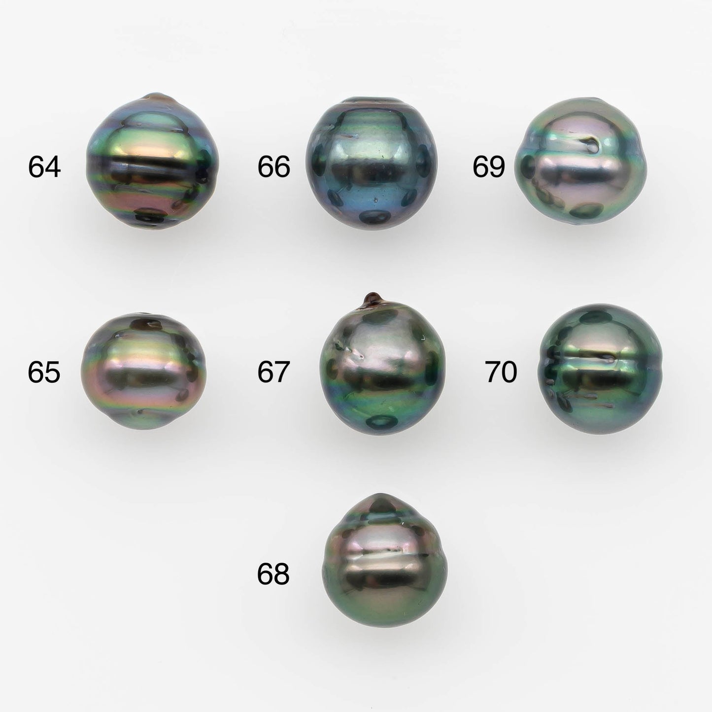 10-11mm Tahitian Pearl, Loose Undrilled with High Luster and for Jewelry Making, SKU # 2690TH