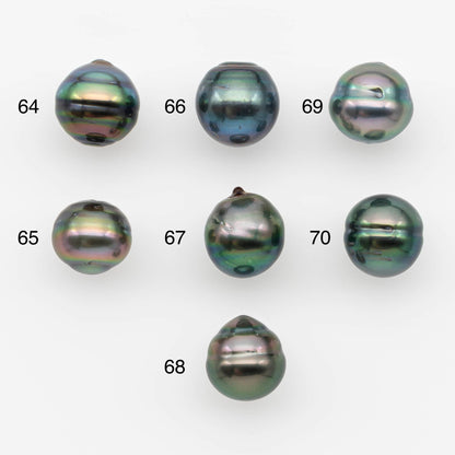 10-11mm Tahitian Pearl, Loose Undrilled with High Luster and for Jewelry Making, SKU # 2690TH