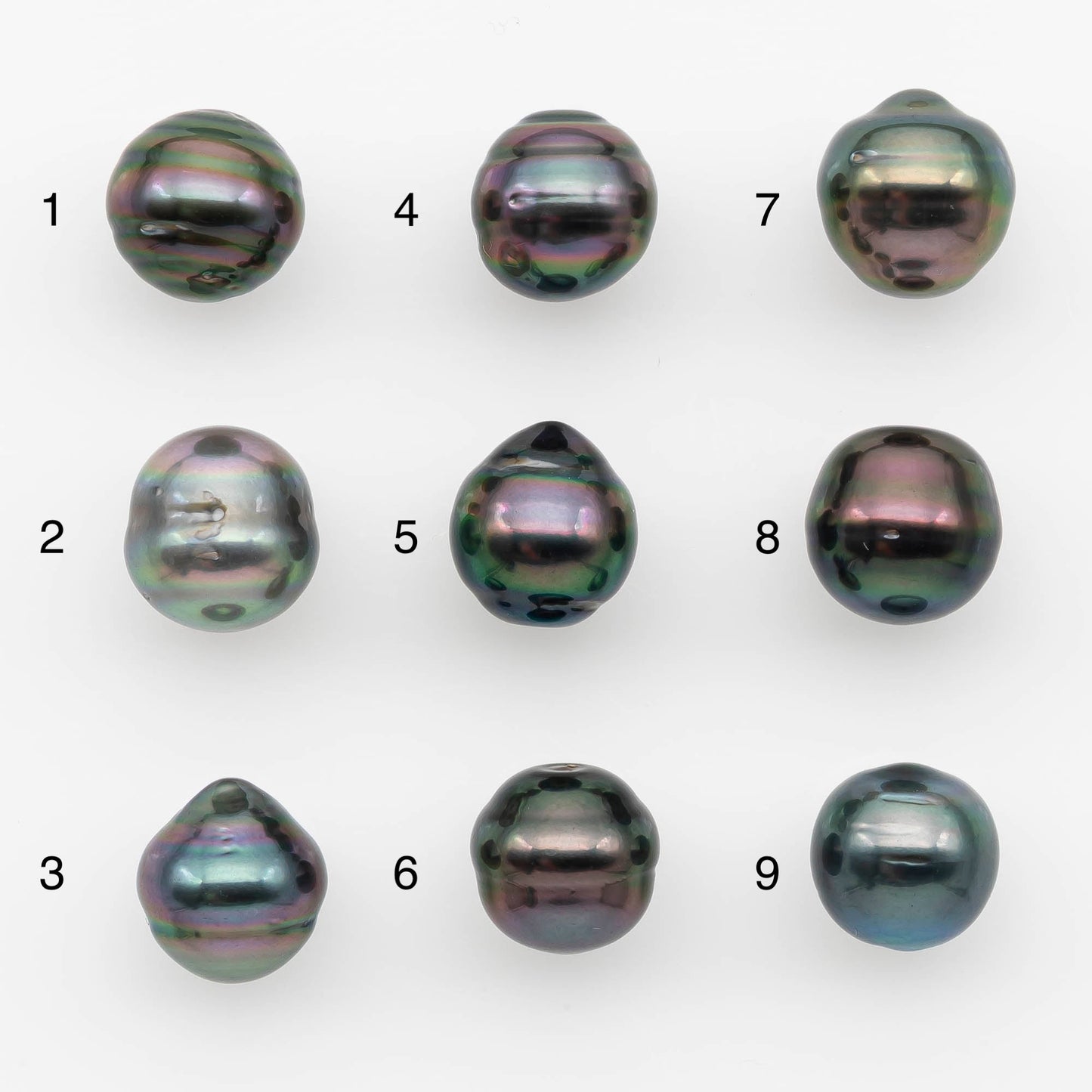 10-11mm Tahitian Pearl, Loose Undrilled with High Luster and for Jewelry Making, SKU # 2691TH