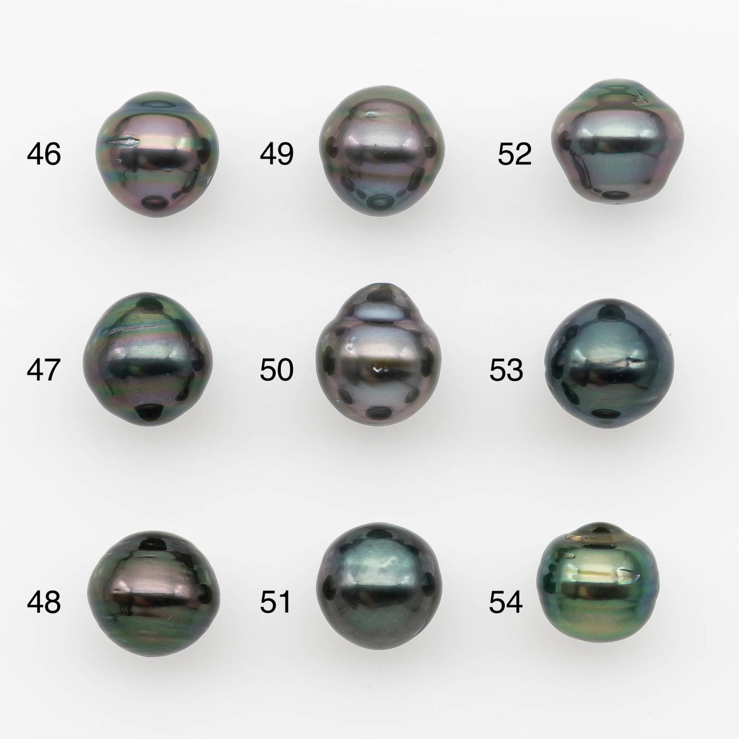 10-11mm Tahitian Pearl, Loose Undrilled with High Luster and for Jewelry Making, SKU # 2691TH