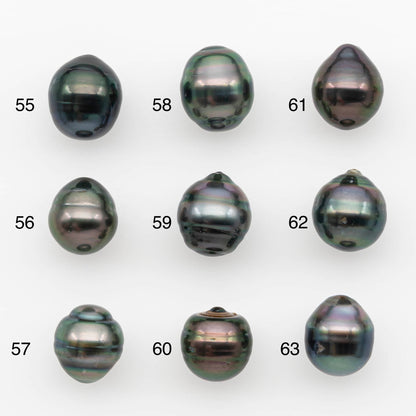10-11mm Tahitian Pearl, Loose Undrilled with High Luster and for Jewelry Making, SKU # 2691TH