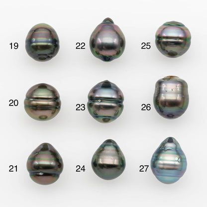 10-11mm Tahitian Pearl, Loose Undrilled with High Luster and for Jewelry Making, SKU # 2692TH