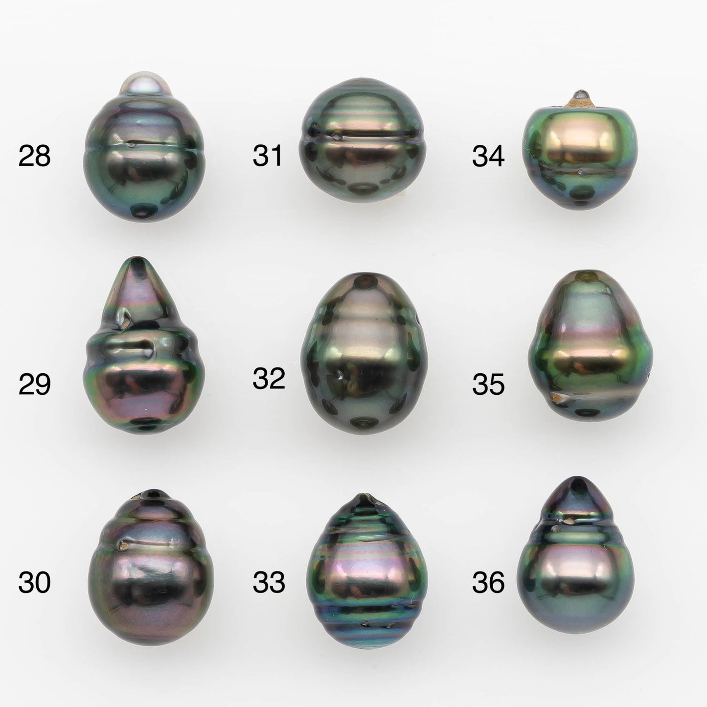 10-11mm Tahitian Pearl, Loose Undrilled with High Luster and for Jewelry Making, SKU # 2692TH