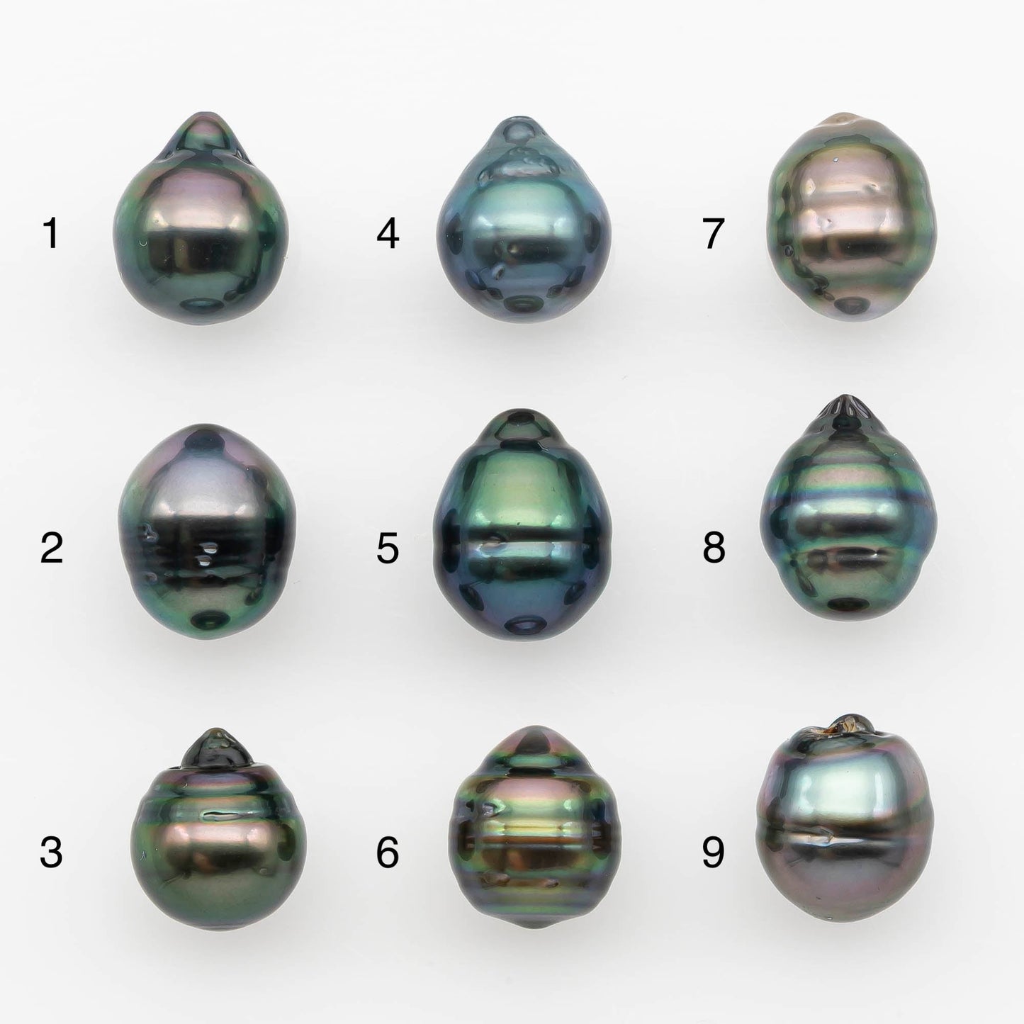 10-11mm Tahitian Pearl, Loose Undrilled with High Luster and for Jewelry Making, SKU # 2692TH