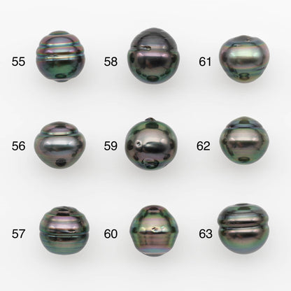 10-11mm Tahitian Pearl, Loose Undrilled with High Luster and for Jewelry Making, SKU # 2692TH