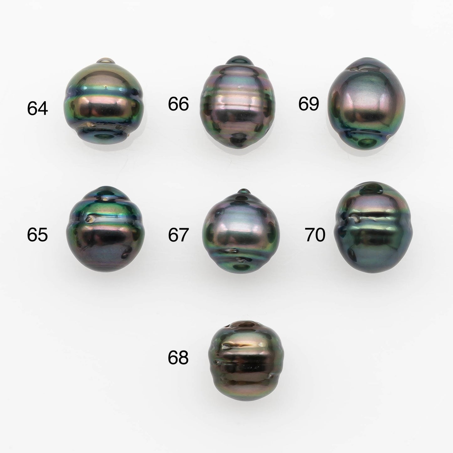 10-11mm Tahitian Pearl, Loose Undrilled with High Luster and for Jewelry Making, SKU # 2692TH