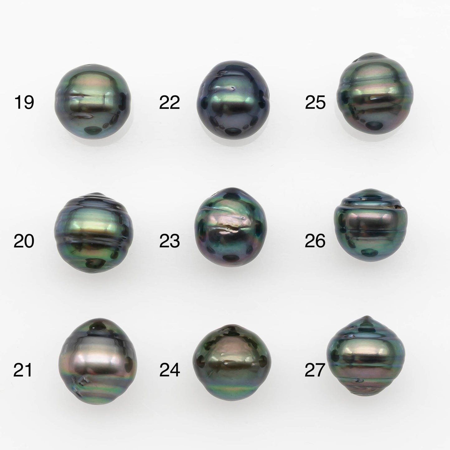 10-11mm Tahitian Pearl, Loose Undrilled with High Luster and for Jewelry Making, SKU # 2693TH