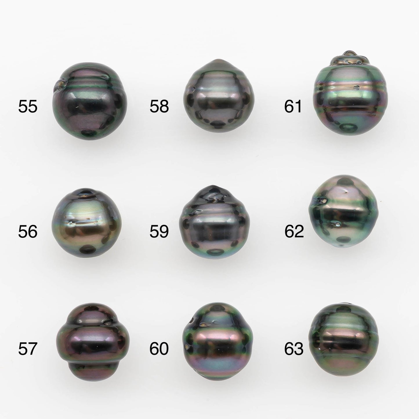 10-11mm Tahitian Pearl, Loose Undrilled with High Luster and for Jewelry Making, SKU # 2693TH