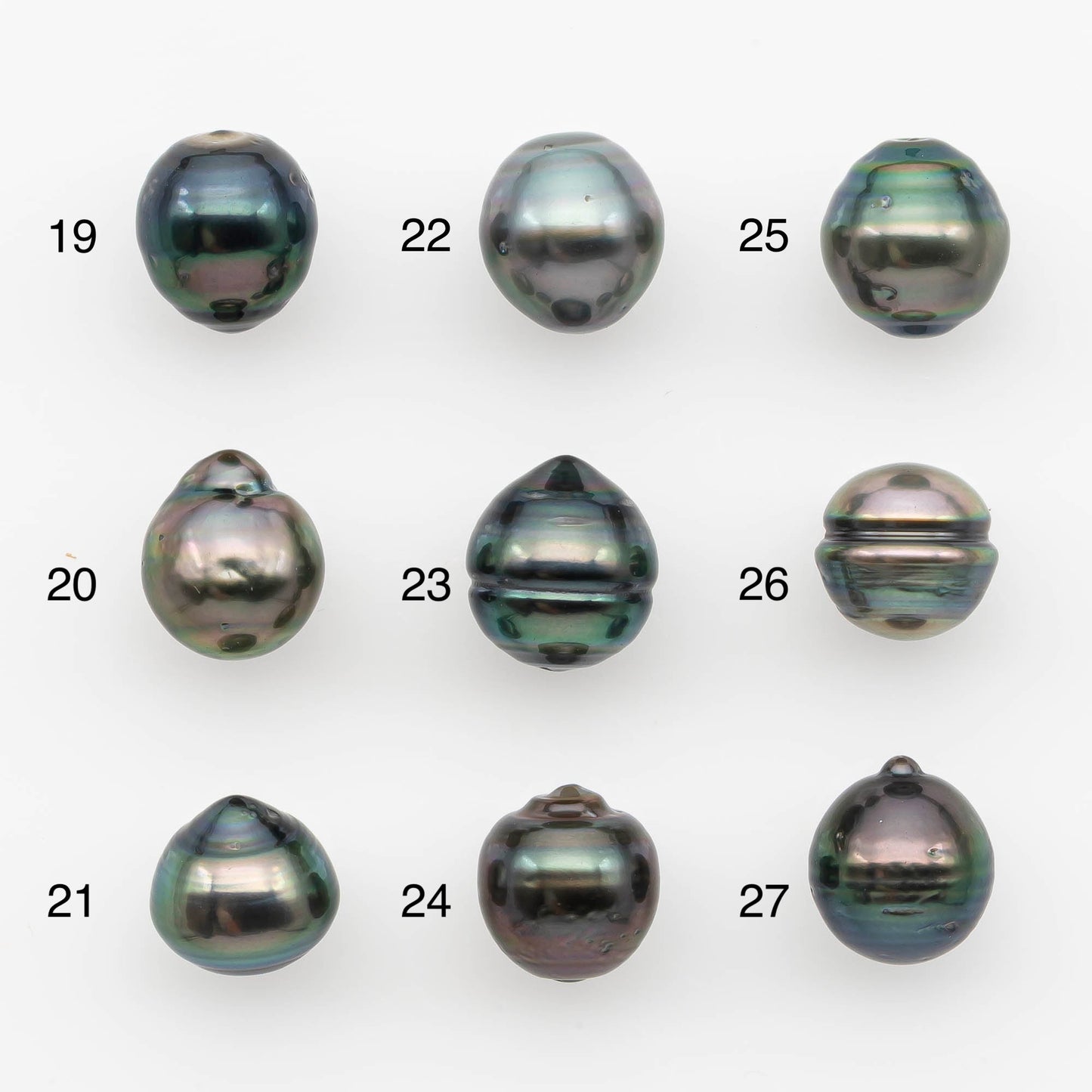 10-11mm Tahitian Pearl, Loose Undrilled with High Luster and for Jewelry Making, SKU # 2694TH