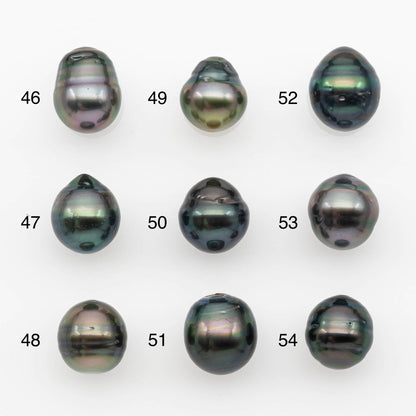 10-11mm Tahitian Pearl, Loose Undrilled with High Luster and for Jewelry Making, SKU # 2694TH