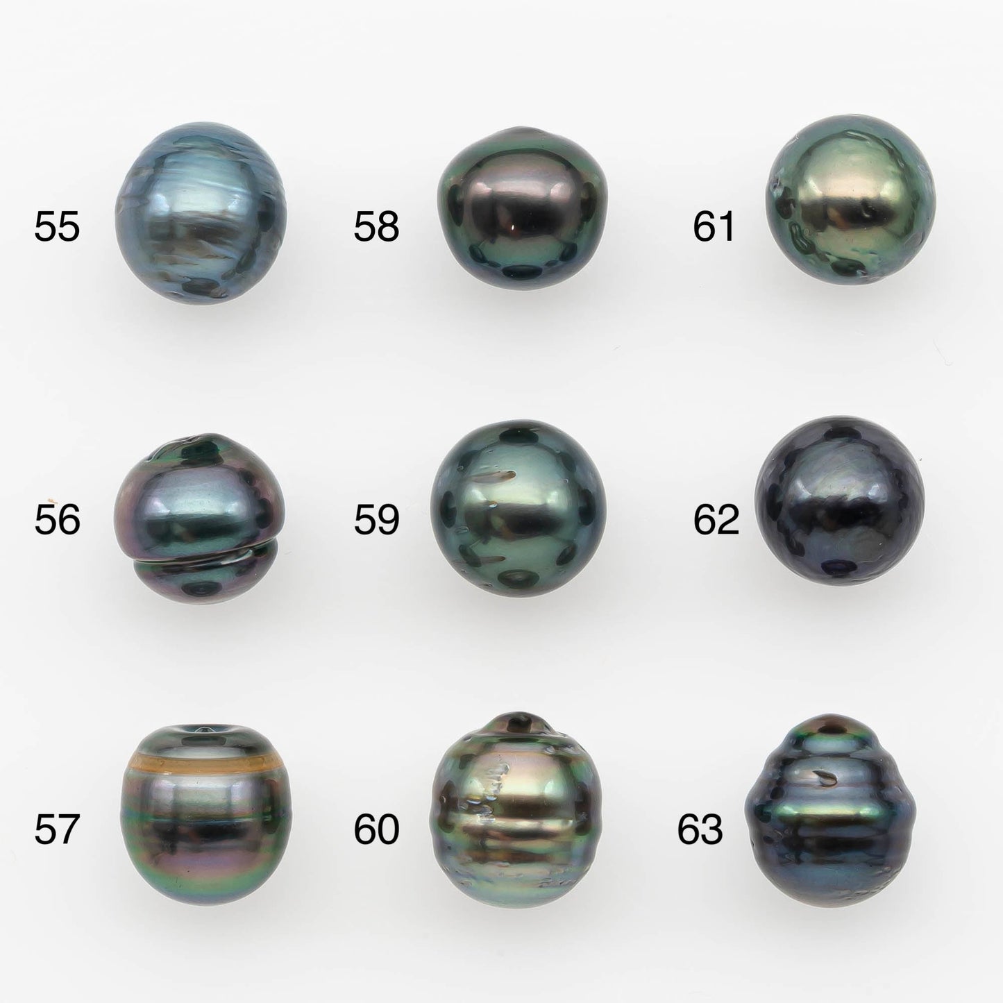 10-11mm Tahitian Pearl, Loose Undrilled with High Luster and for Jewelry Making, SKU # 2694TH