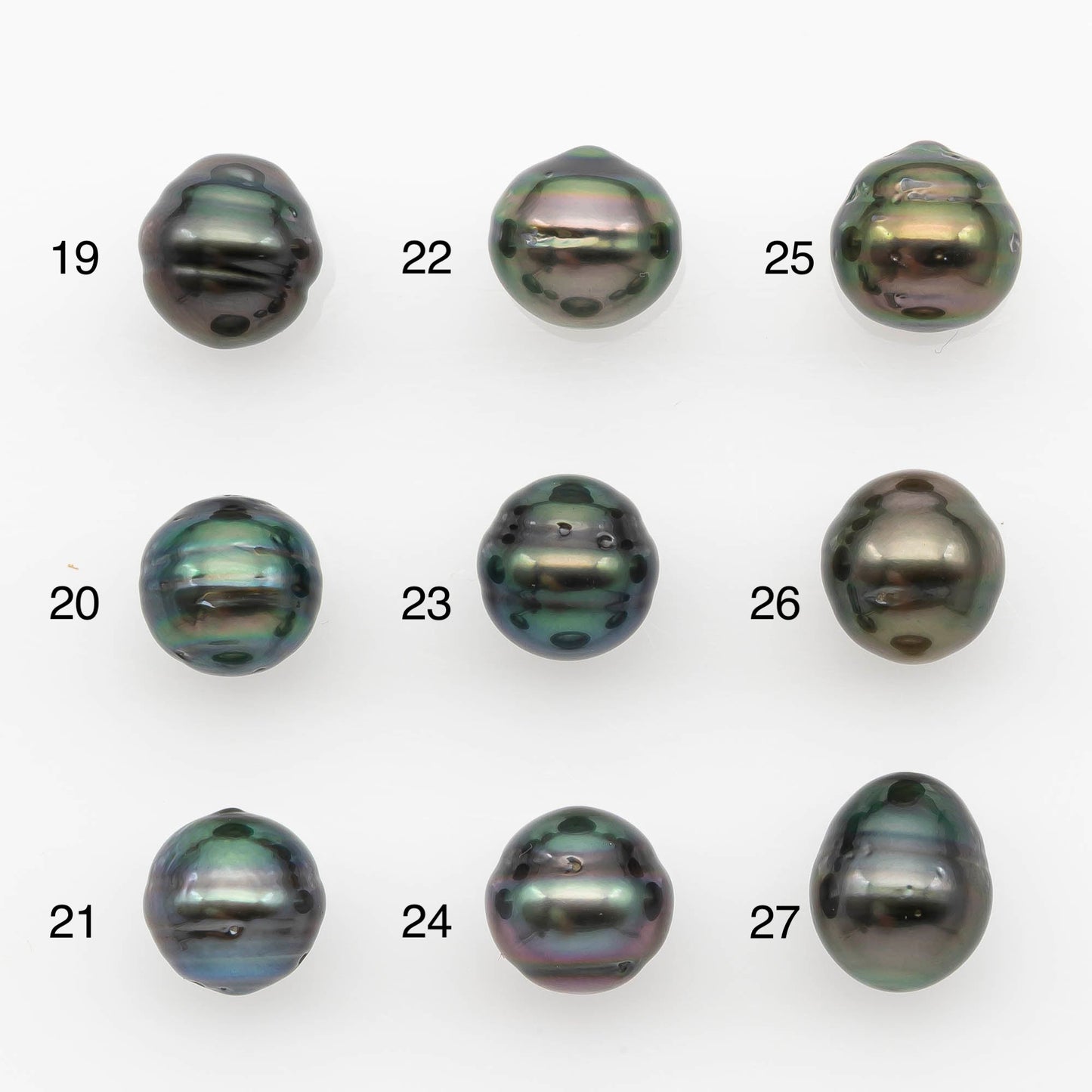10-11mm Tahitian Pearl, Loose Undrilled with High Luster and for Jewelry Making, SKU # 2695TH