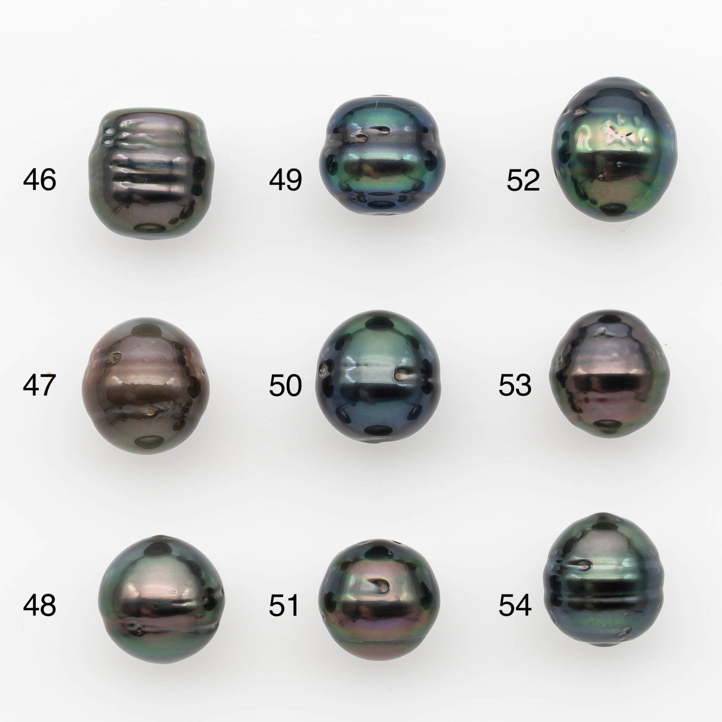 10-11mm Tahitian Pearl, Loose Undrilled with High Luster and for Jewelry Making, SKU # 2695TH