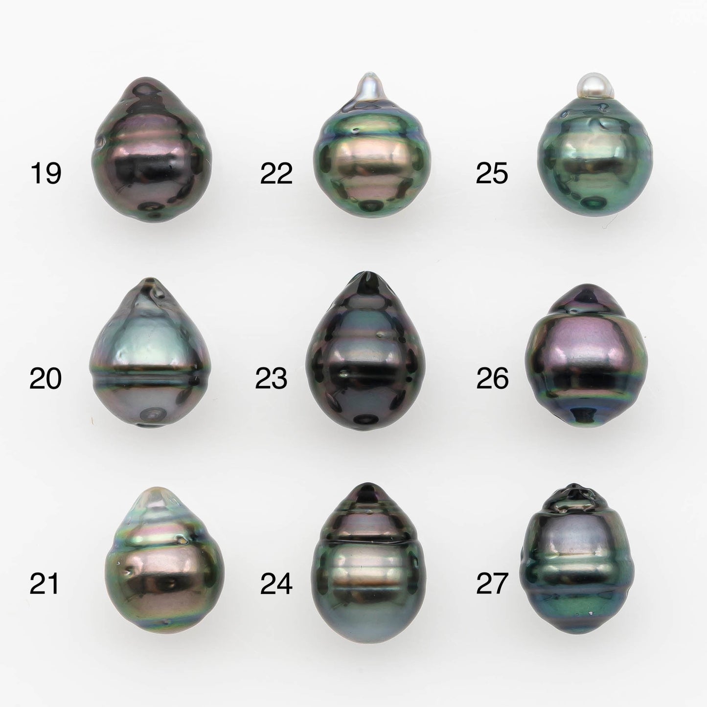 10-11mm Tahitian Pearl, Loose Undrilled with High Luster and for Jewelry Making, SKU # 2696TH