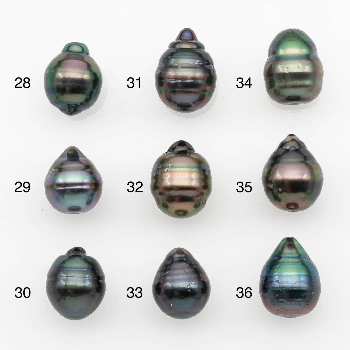 10-11mm Tahitian Pearl, Loose Undrilled with High Luster and for Jewelry Making, SKU # 2696TH