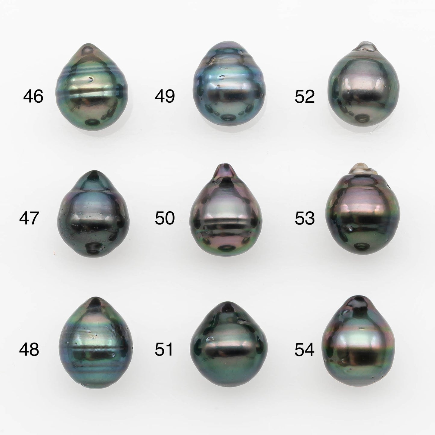 10-11mm Tahitian Pearl, Loose Undrilled with High Luster and for Jewelry Making, SKU # 2696TH