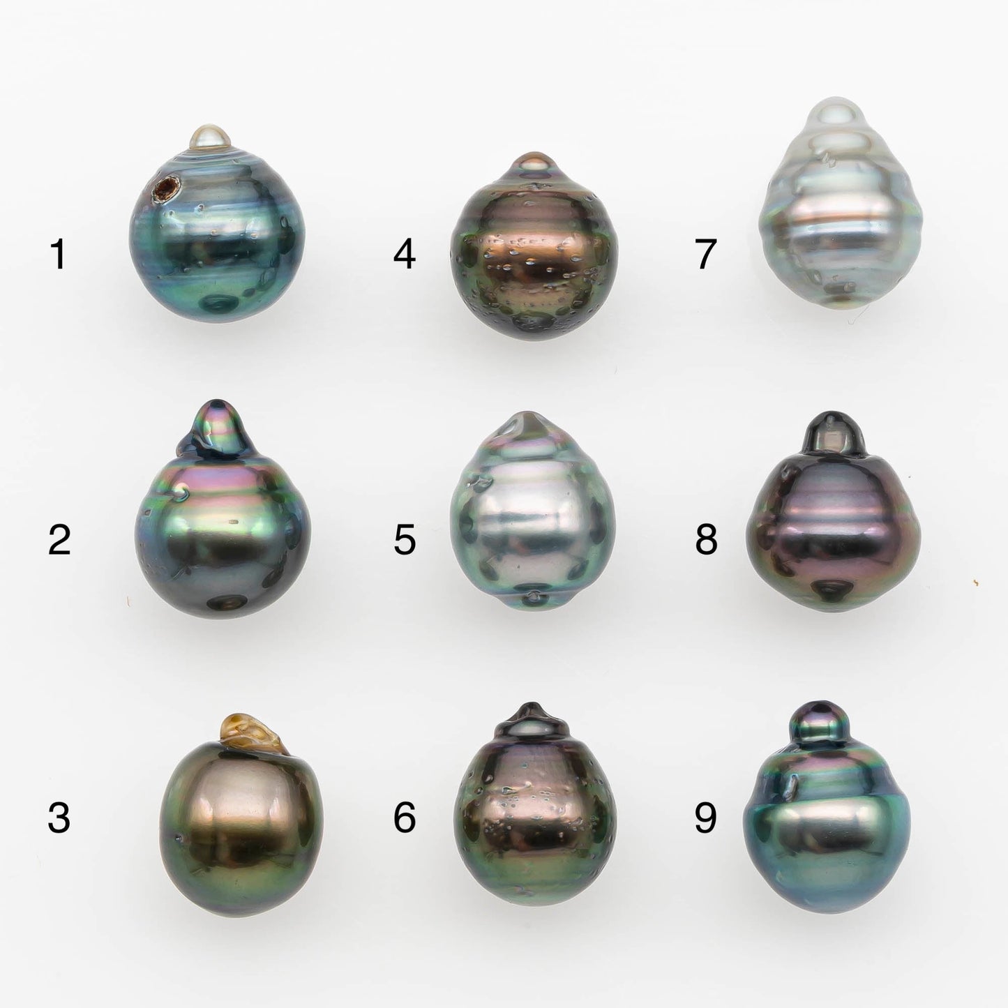 10-11mm Tahitian Pearl, Loose Undrilled with High Luster and for Jewelry Making, SKU # 2697TH