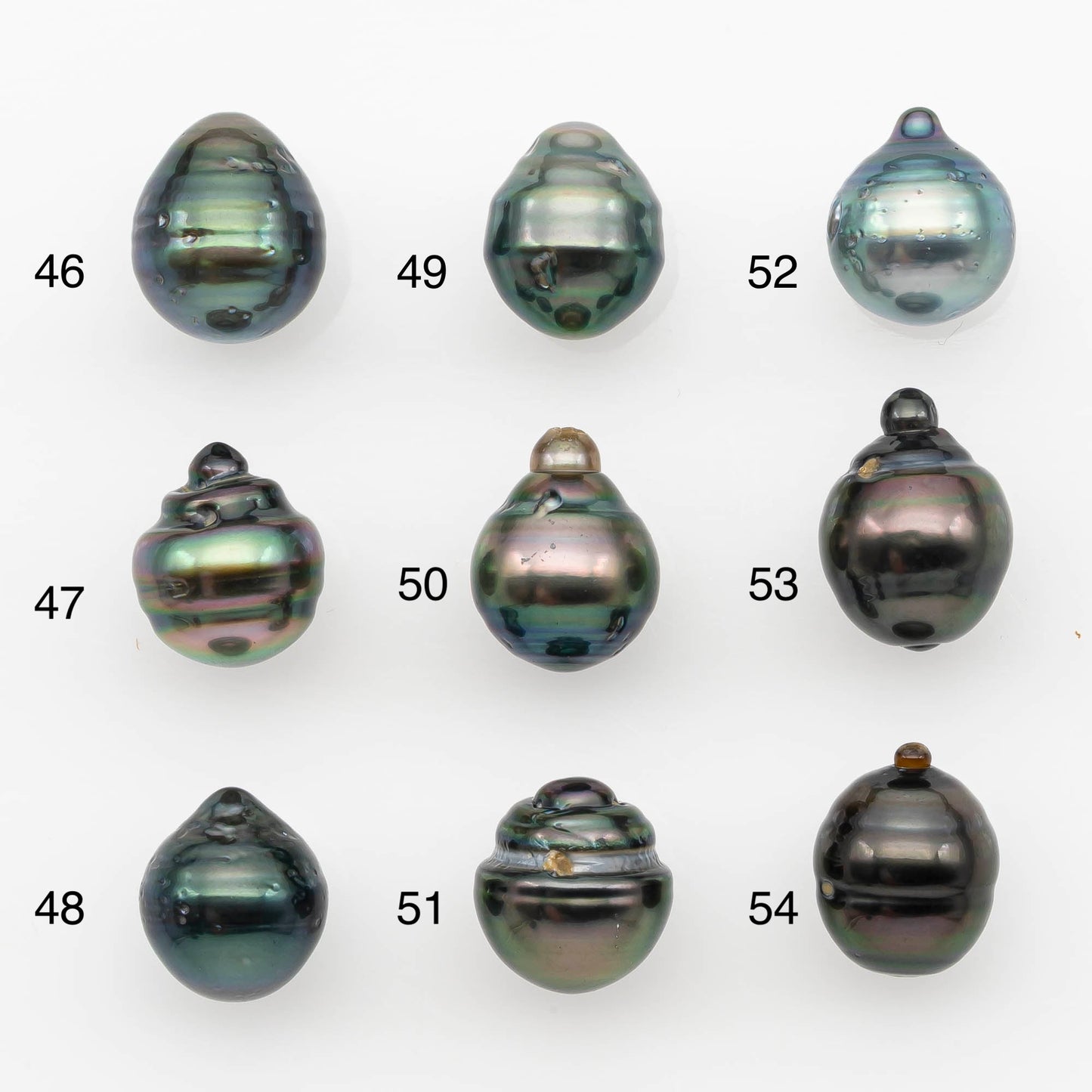 10-11mm Tahitian Pearl, Loose Undrilled with High Luster and for Jewelry Making, SKU # 2697TH