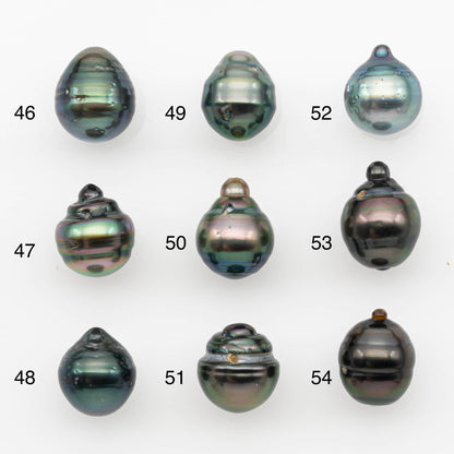 10-11mm Tahitian Pearl, Loose Undrilled with High Luster and for Jewelry Making, SKU # 2697TH