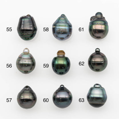 10-11mm Tahitian Pearl, Loose Undrilled with High Luster and for Jewelry Making, SKU # 2697TH