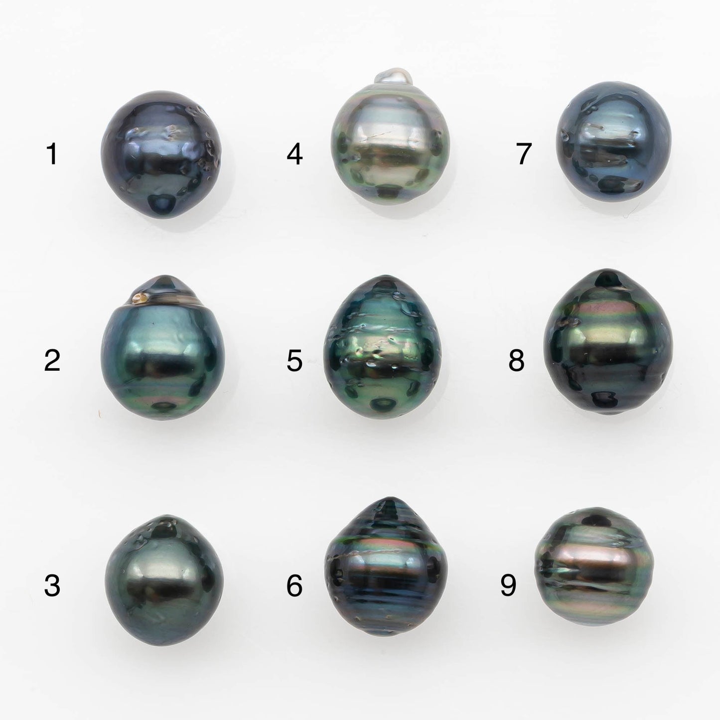 10-11mm Tahitian Pearl, Loose Undrilled with High Luster and for Jewelry Making, SKU # 2698TH