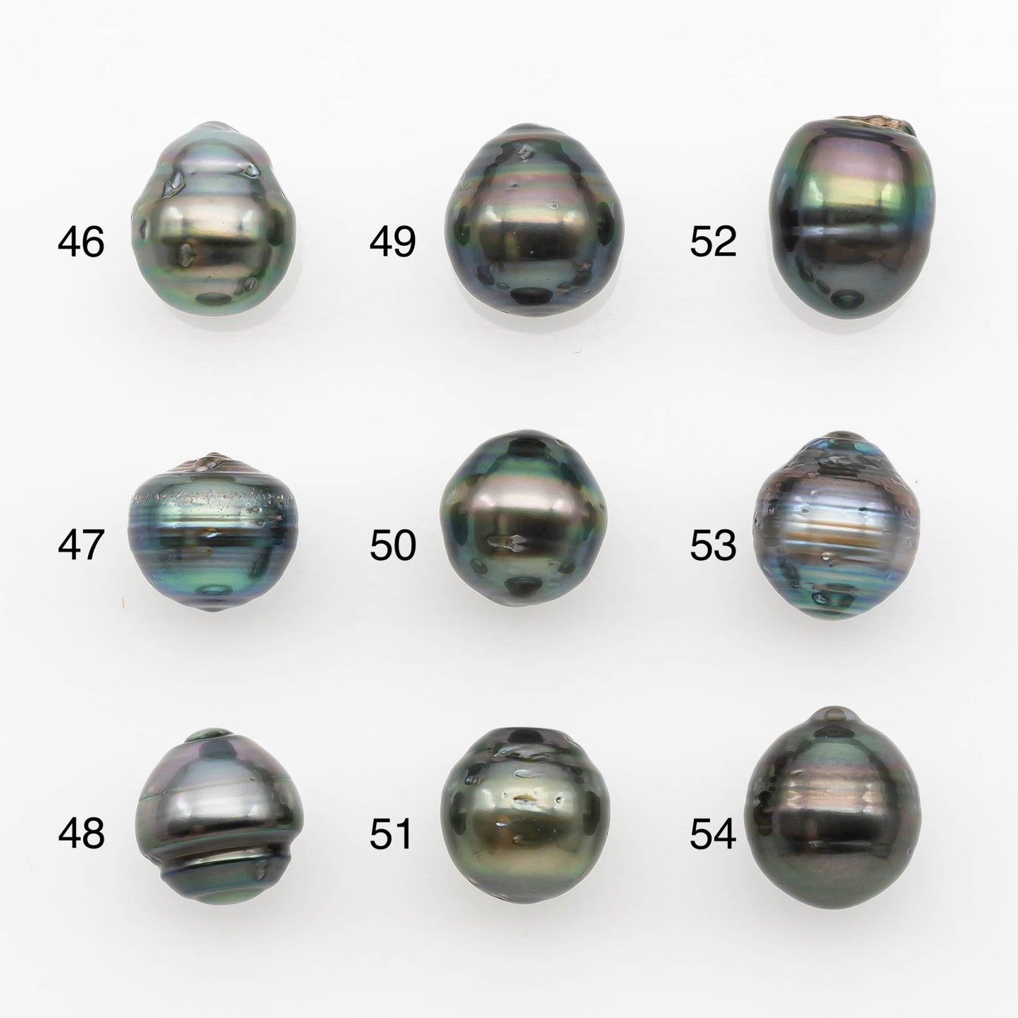 10-11mm Tahitian Pearl, Loose Undrilled with High Luster and for Jewelry Making, SKU # 2698TH