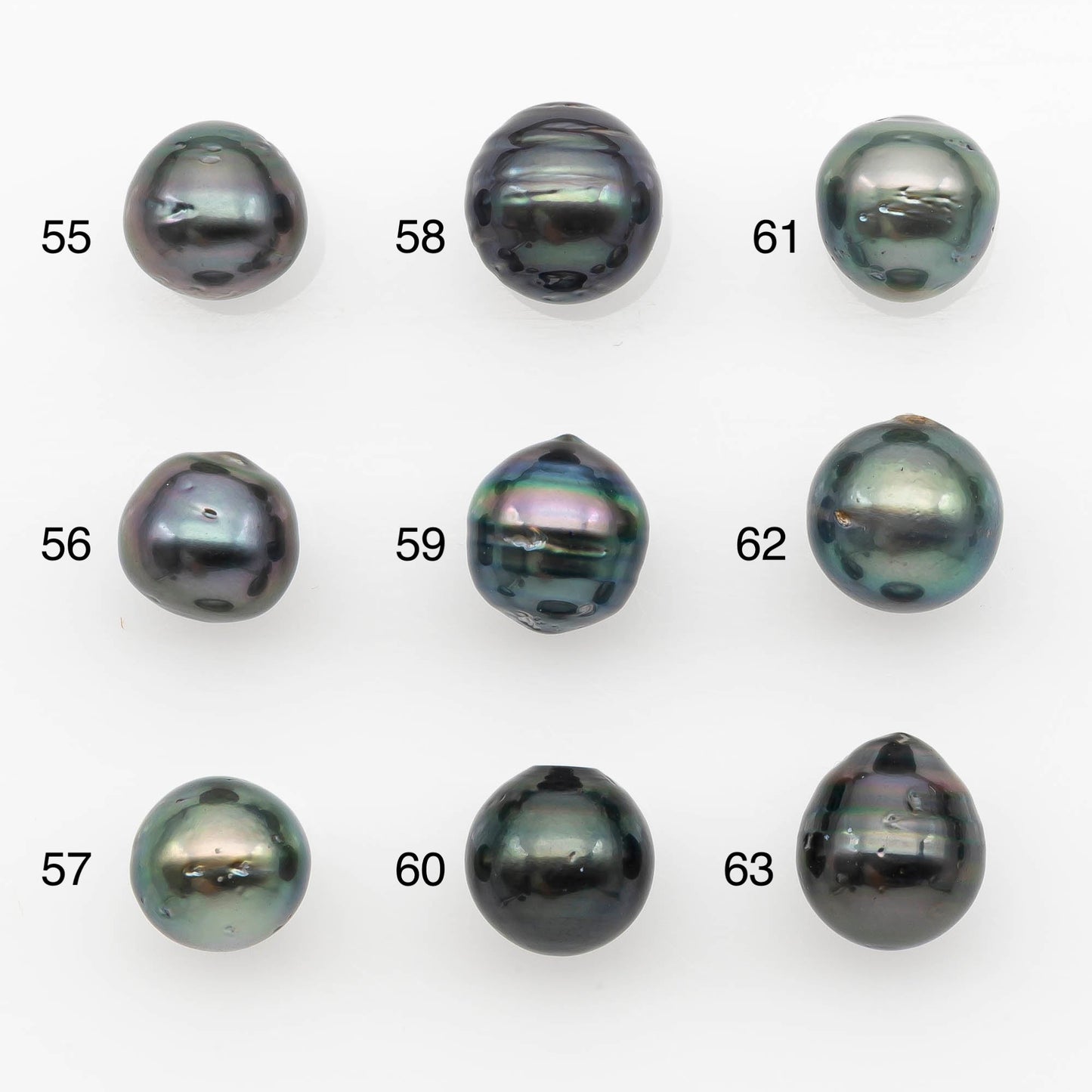 10-11mm Tahitian Pearl, Loose Undrilled with High Luster and for Jewelry Making, SKU # 2698TH